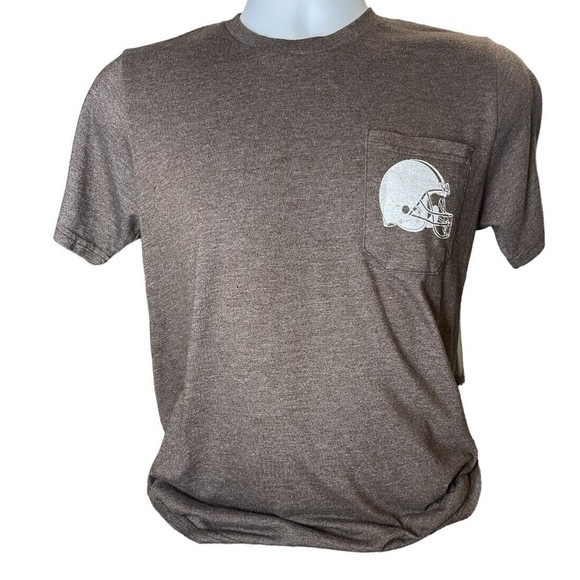Cleveland Browns Tshirt Majestic Threads‎ Football Size Small S Tee NFL Brown - Picture 1 of 4